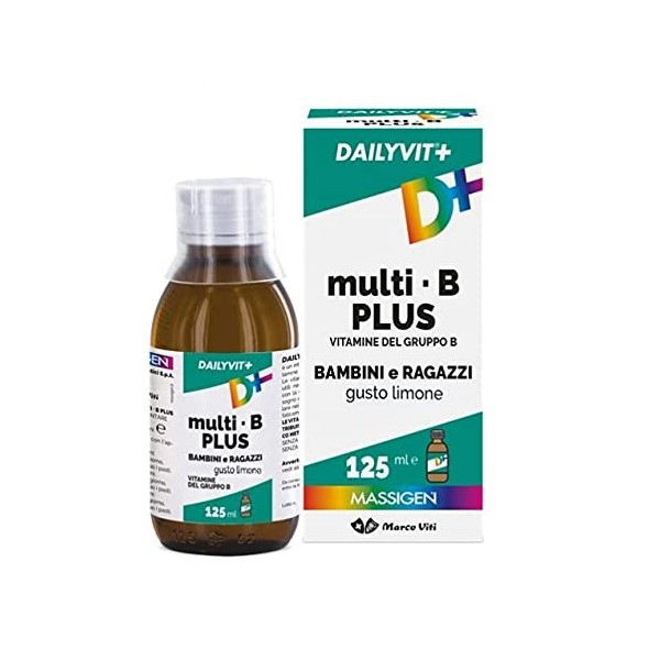 PROMO Lot de 2 boîtes DAILYVIT MULTI B PLUS SIROP 125+125 ml
