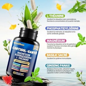 WindBoss 60 + 90 capsules Ensemble de capsules Myo-inositol et de cortisol, naturel, sans additifs et végétalien
