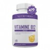 470 Comprimés Vitamine B12 Pure 1000mg | 470 Jours dApprovisionnement - Haute Dose | Réduit la Fatigue, lÉpuisement et Cont