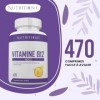 470 Comprimés Vitamine B12 Pure 1000mg | 470 Jours dApprovisionnement - Haute Dose | Réduit la Fatigue, lÉpuisement et Cont