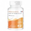Vitamine B12 avec Acide Folique – 500μg Vitamine B12 & 100μg Acide folique - Végan - ! POUR 6 MOIS ! – Hautement dosé - Boite