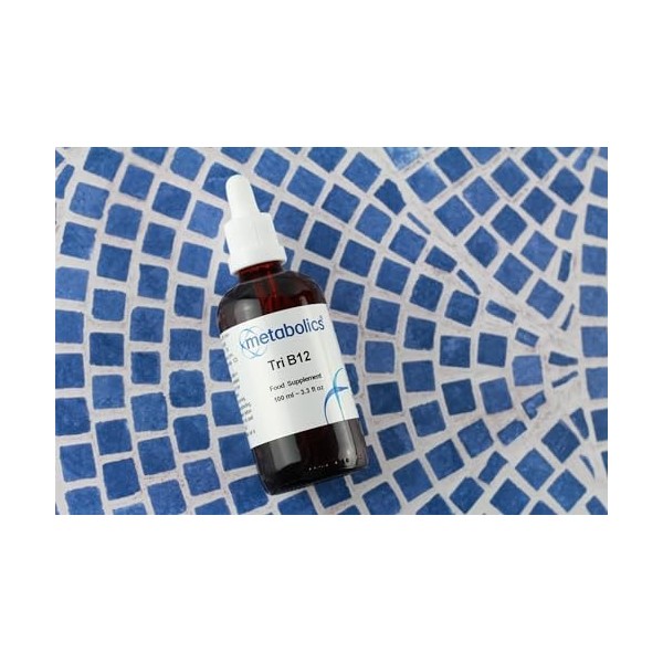 Metabolics Tri-b12 Complexe liquide | Contient les 3 cobalamines naturelles méthylcobalamine, hydroxocoblamine et adénosylcob