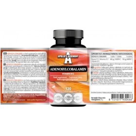 Adénosylcobalamine 120 comprimés - Vitamine B12 biodisponible optimale pour un métabolisme énergétique amélioré - 480 portion
