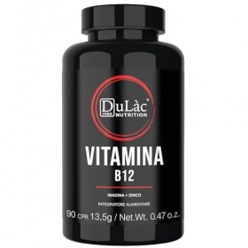 Dulàc - Vitamine B12, 90 Comprimés, Complément Alimentaire, Énergie et Vitalité