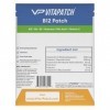 VitaPatch Lot de 75 patchs B12 pour Energy Plus – B12 avec méthylcobalamine et guarana