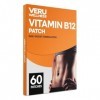 Veru Wellness B12 Energy Patch Natural Patch B12 Garcinia - Patch autocollant à libération prolongée 60 jours 