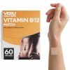 Veru Wellness B12 Energy Patch Natural Patch B12 Garcinia - Patch autocollant à libération prolongée 60 jours 