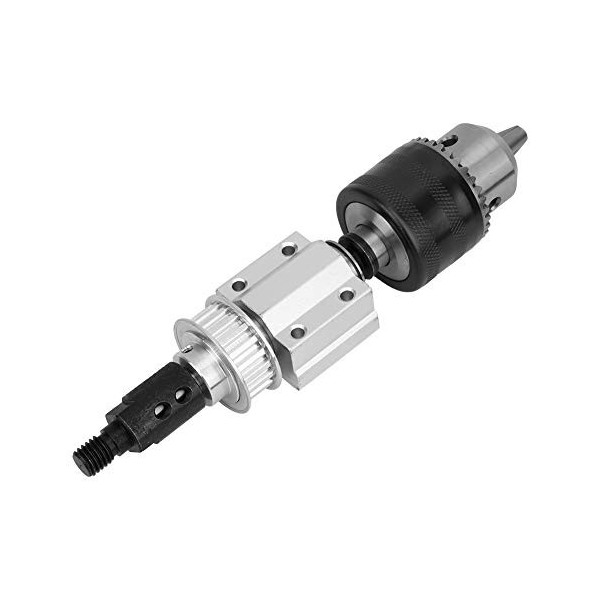 Domary Ensemble de Broche de Perceuse Table, Accessoire Coupe Précision, Manchon Mandrin pour le Travail du Bois M10