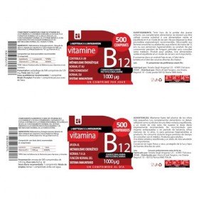 SERENOA REPENS 70 GÉLULES - GRAINES DE COURGE 70 GÉLULES - VITAMINE B12 500 COMPRIMÉS | PROSTATE ET ÉNERGIE