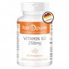 Fair & Pure Vitamine B2 250mg, 180 comprimés, 250mg de vitamine B2 riboflavine par comprimé, facile à avaler, complément al