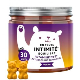 En Toute Intimité - Equilibre - Bien-être intime - avec Vitamine B2 riboflavine et Vitamine C - 30 pièces 1 mois - Multiv Vit...
