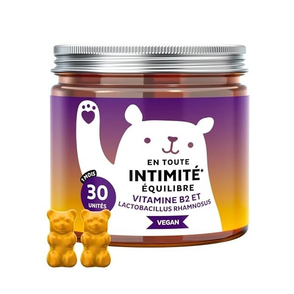 En Toute Intimité - Equilibre - Bien-être intime - avec Vitamine B2 riboflavine et Vitamine C - 30 pièces 1 mois - Multiv Vit...