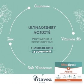 Vitavea Santé Ultradigest Acidité 14 comprimés à croquer