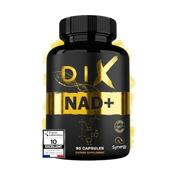 NAD+ ✗ NR + NADH + Vitamin B3 ✗ Nicotinamide Riboside Chloride ✗Anti-Âge ✗ Energie ✗ Action synergétique rapide et prolongée