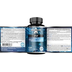 Pyridoxal-5-phosphate P-5-P 6 mg par portion - 120 comprimés végétaliens - Vitamine B6 - Approvisionnement pour 480 portion