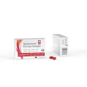 Seboradin Complément Alimentaire 30 Gélules Vitamines Biotine Sélénium Zinc Cuivre Peau Cheveux Ongles Pro Care Complex