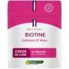 BIOTINE | Sans Excipient | Accélère la Pousse des Cheveux & Ongles | Avec Vitamine B8, Pépins de Courge, Zinc et Sélénium | 6