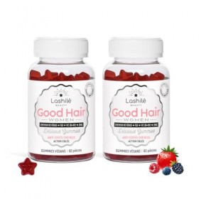 Lashilé Beauty - Complément Alimentaire Anti-Chute Cheveux - Croissance & Fortification capillaire - Good Hair Women - Made i...