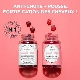 Lashilé Beauty - Complément Alimentaire - Anti-chute, croissance et fortification cheveux - Coffret Exclusive Good Hair et Go