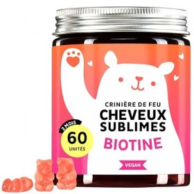 Gummies Biotine Ah-mazing Hair Vitamins pour les Cheveux, la Peau et les Ongles – 5000 µg de Biotine, Zinc, Vitamines B6, C, ...