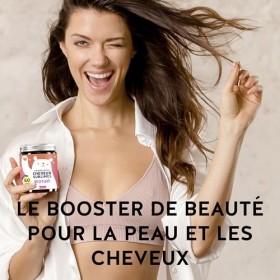 Gummies Biotine Ah-mazing Hair Vitamins pour les Cheveux, la Peau et les Ongles – 5000 µg de Biotine, Zinc, Vitamines B6, C, ...