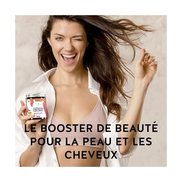 Gummies Biotine Ah-mazing Hair Vitamins pour les Cheveux, la Peau et les Ongles – 5000 µg de Biotine, Zinc, Vitamines B6, C, ...