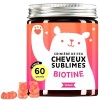Gummies Biotine Ah-mazing Hair Vitamins pour les Cheveux, la Peau et les Ongles – 5000 µg de Biotine, Zinc, Vitamines B6, C, ...