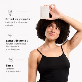 Madame La Présidente – Force & Croissance – Complément Alimentaire Cheveux – Biotine, Zinc, Vitamines B & Acides Aminés – Sti