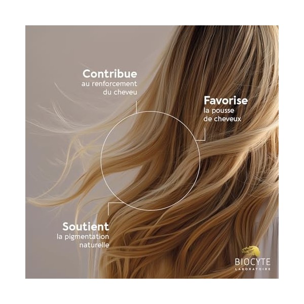 Biotine 10 000 µG - Complement Alimentaire Pousse Cheveux - Zinc, Selenium, Cuivre - Programme 45 Jours