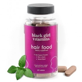 Black Girl Vitamins Nourriture pour cheveux