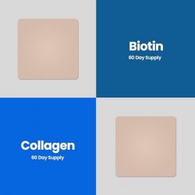 Veru Wellness Hair Skin Duo Lifestyle Patchs topiques auto-adhésifs à libération prolongée Biotine Collagène 8 à 10 heures a