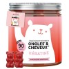 Gummies Kératine - Jusquau bout des ongles - Ongles & Cheveux - avec Vitamine C, E, Biotin, Zinc, Selenium, Cuivre - Sans Su ...