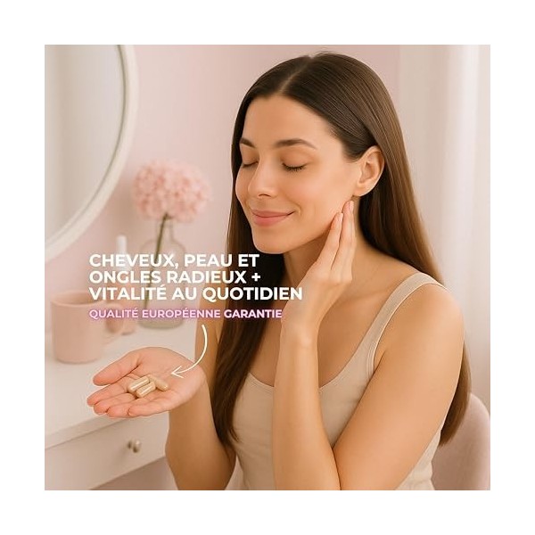 Anti chute de cheveux femme - Pousse Cheveux Très Rapide Femme – Vitamines Biotine Cheveux Life Pro Woman – Anti Chute Cheveu