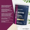 Biotine 12000 mcg Extra Fort | 540 Comprimés Vegan | Complexe Avec Zinc et Sélénium | Complément Alimentaire Pour Cheveux Pea