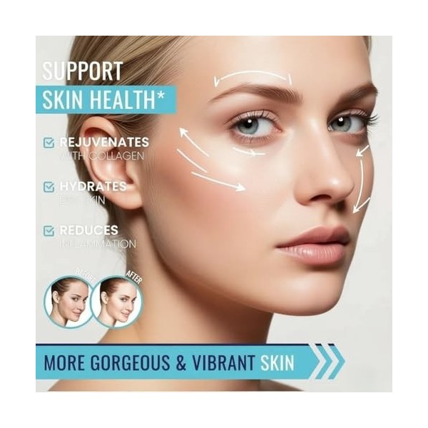 Gummies aux peptides de biotine et de collagène – Support pour cheveux, peau et ongles | Convient aux hommes et aux femmes