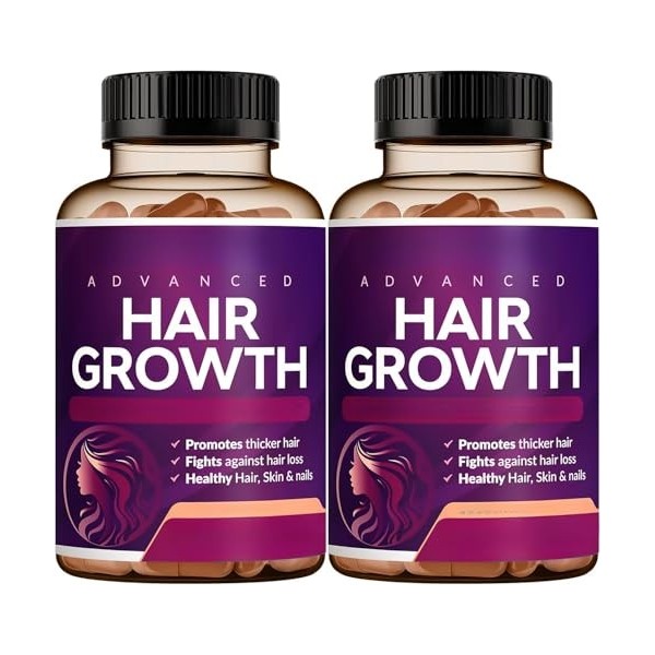 Vitamines pour la croissance des cheveux pour les femmes | Biotine, Collagène, Saw Palmetto | Des cheveux, une peau et des on