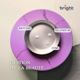 Biotine, Zinc et Sélénium - Gestion de la Beauté, 3 Suppléments en 1 Paquet pour une peau éclatante, des cheveux forts et une