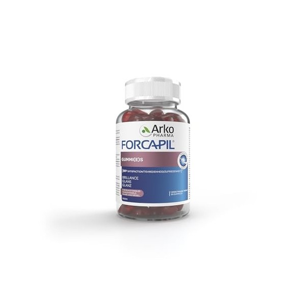 ARKOPHARMA - FORCAPIL® Croissance des gommes - Vitamines capillaires - Cheveux et ongles - Force - vitalité - Brillance - Bio