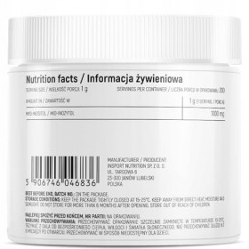 Inositol 200g Myo-Inositol Poudre Pure | Vitamine B8 Naturelle pour l’Humeur, la Mémoire, le Bien-être Mental, le Cerveau | I