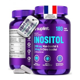 Complexe Inositol Gélules avec Acide Folique – 2200 mg Myo- & D-Chiro-Inositol – SOPK & Soutien du Cycle, Équilibre Hormona V...