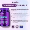 Complexe Inositol Gélules avec Acide Folique – 2200 mg Myo- & D-Chiro-Inositol – SOPK & Soutien du Cycle, Équilibre Hormona V...