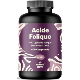 Acide Folique Hautement Dosé - 400 Comprimés - Vitamine Grossesse - Vitamine B9 Acide Folique - Vegan & Produit en Allemagne 