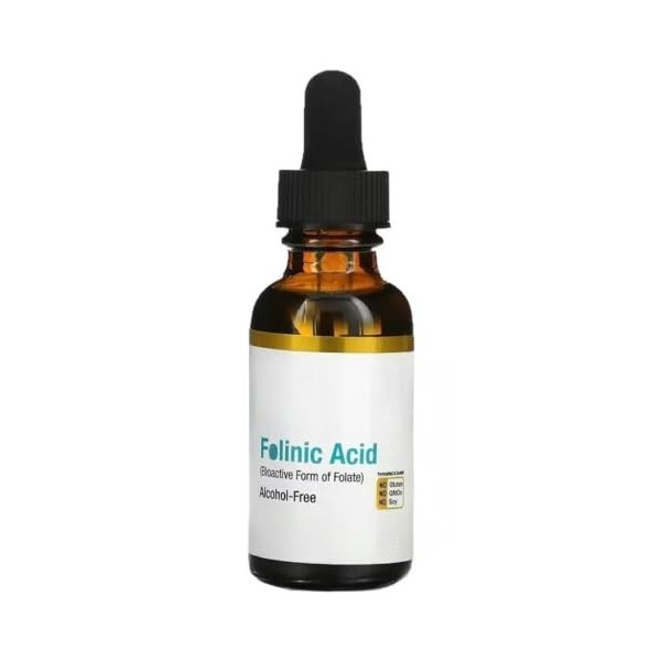 Acide folique DropIns, santé cardiaque, énergie - fonction cérébrale et digestive, soutien du foie - sans gluten, sans OGM, v