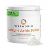 Inositol + acide folique – 4,8 g de myo-inositol et 800 µg dacide folique par jour 200 g de poudre végétalienne – sans add