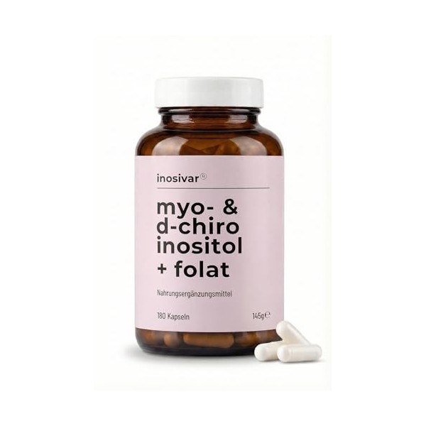 inosivar Plus Myo- & d-chiro-Inositol + Capsules Folate – 30 jours