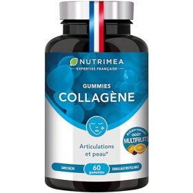 GUMMIES COLLAGENE - VERISOL® - Peptides de Collagène Hydrolysés de Type I - Riche en vitamine C - Hydratation de la Peau - Pr...