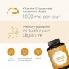Vitamine C Liposomale 1000mg Haute Absorption - 120 Gélules Vegan - Antioxydant, Anti-Fatigue, Immunité Adulte - Fabriqué en 
