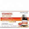 GRANIONS | Vitamineris Shot Anti Fatigue - Vitamine C + Gelee Royale + Hibiscus - Vitamine C Anti Fatigue Puissant - 6 Vitami