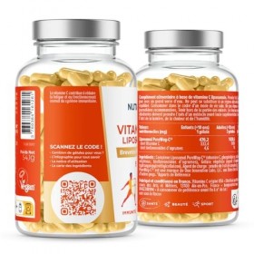 NUTRI & CO Vitamine C Liposomale PureWay-C® 1000mg & Bioflavonoïdes - Haute Biodisponibilité - 30 jours - 90 gélules Vegan - 