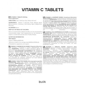 Bulk Comprimés de vitamine C, 1000 mg, paquet de 90, lemballage peut varier